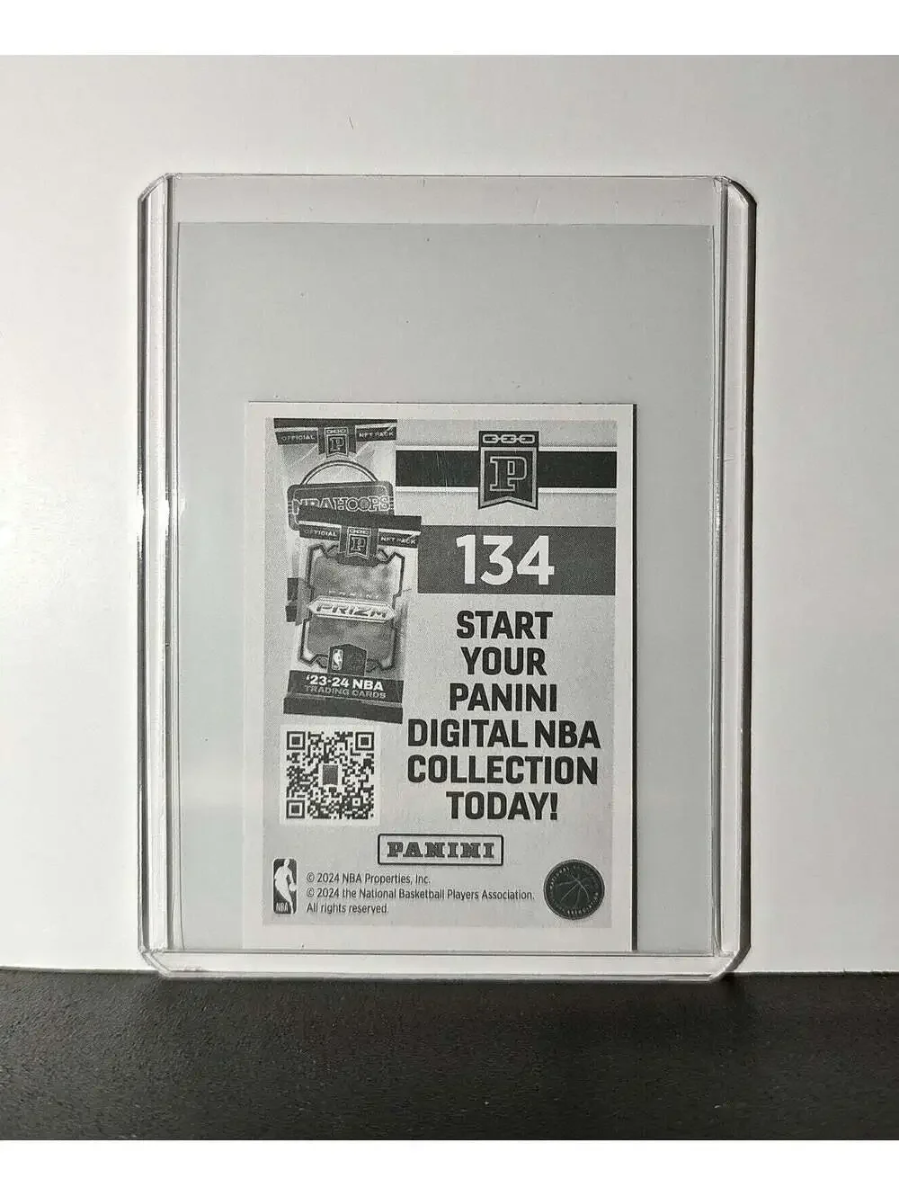 Nicolas Claxton 2024-25 Panini NBA #134 Sticker Card Brooklyn Nets